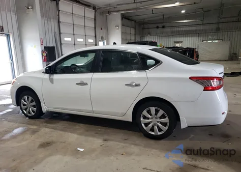 2015 Nissan Sentra S z USA, uszkodzony, nr VIN 3N1AB7AP3FY381878